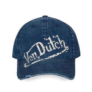 NWT VON DUTCH DISTRESSED BLUE DISTRESSED DAD HAT
